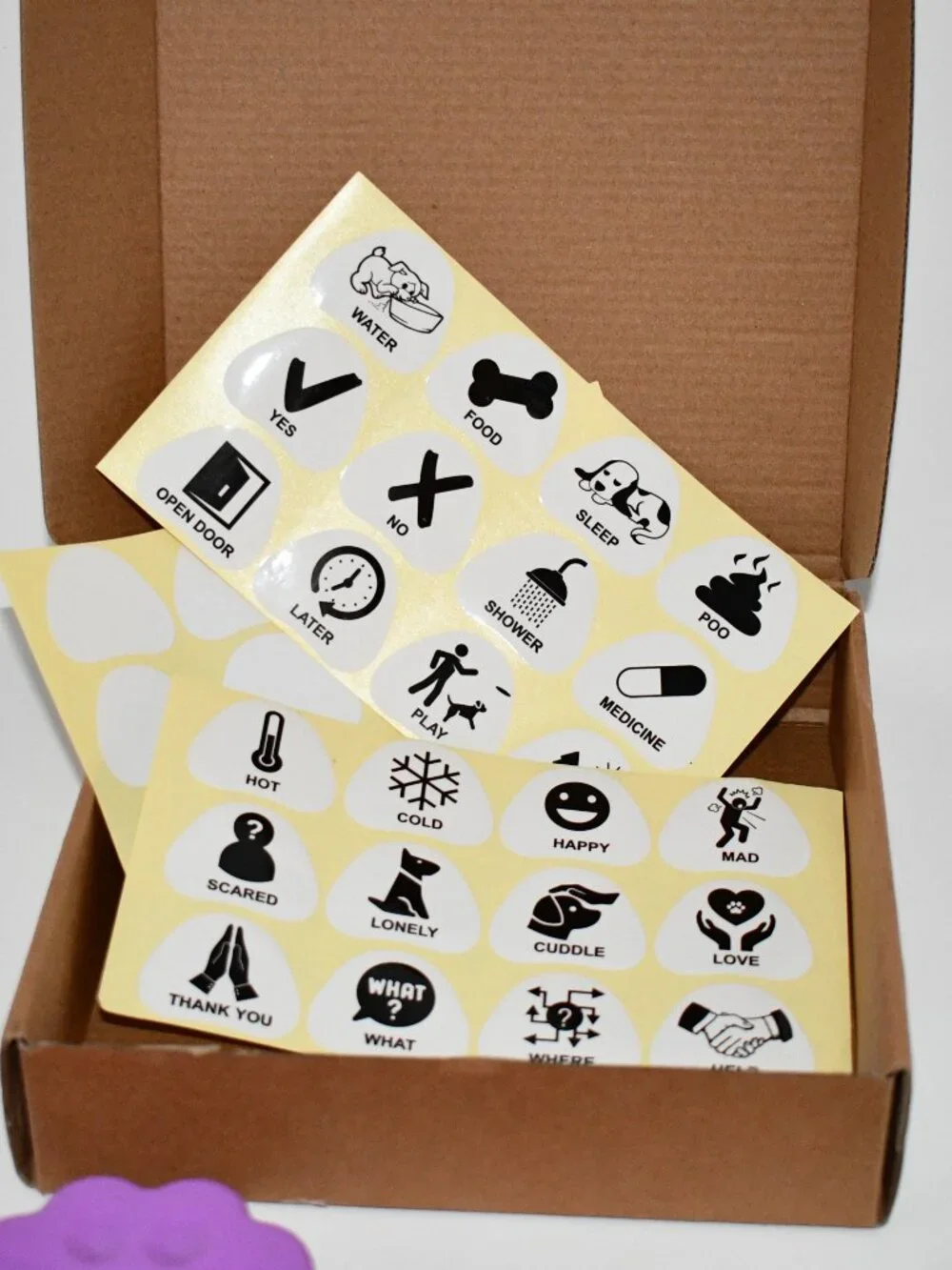 PENGHETM Dog Communication Buttons, 5 Pack, 30 Sec Recordable Training Mat, NWT